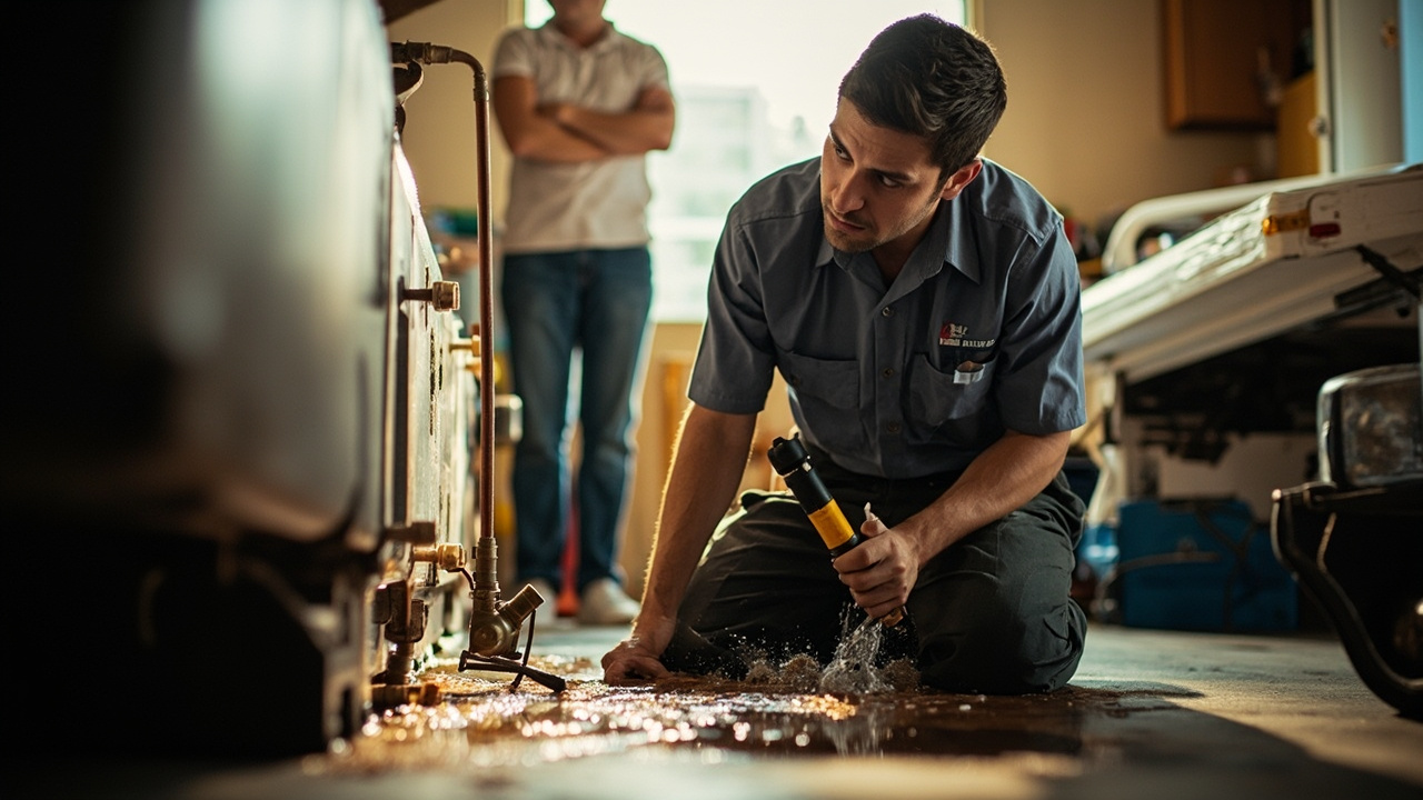 How We Restore Hot Water and Stop Water Damage in One Visit