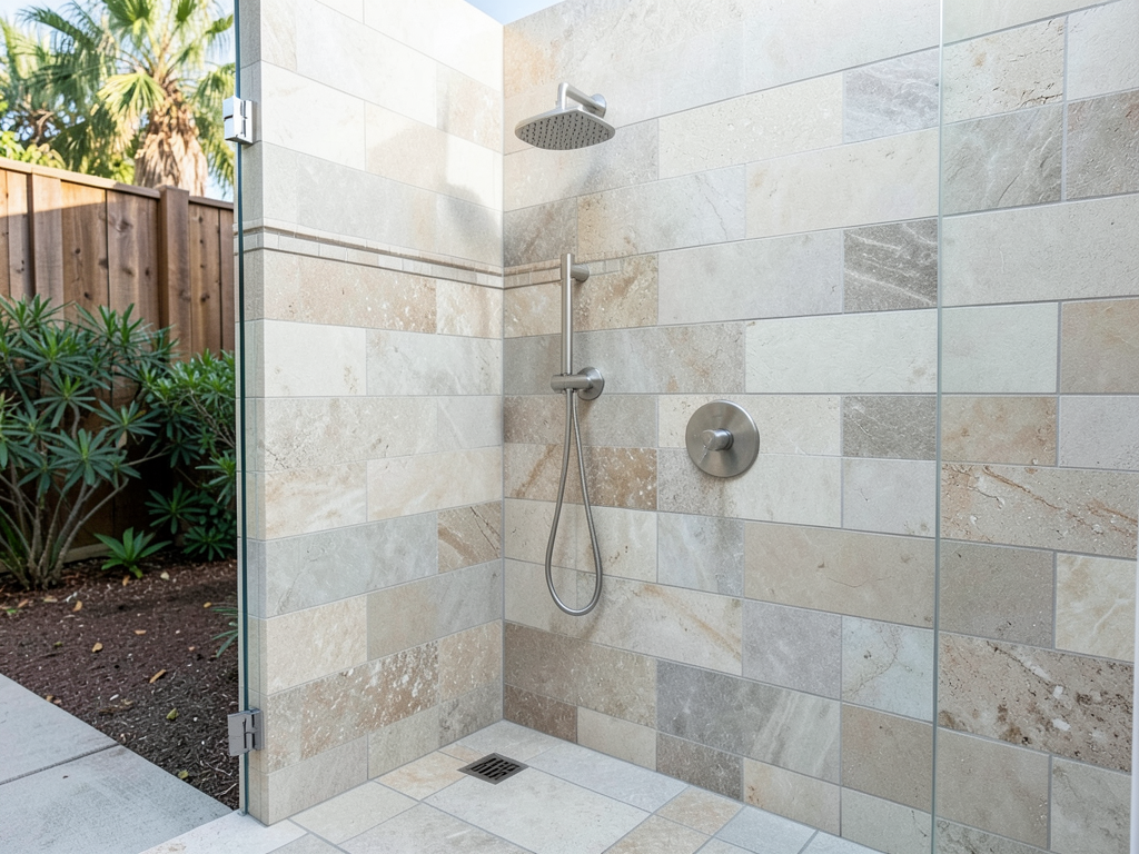 Designing the perfect outdoor shower for your herm