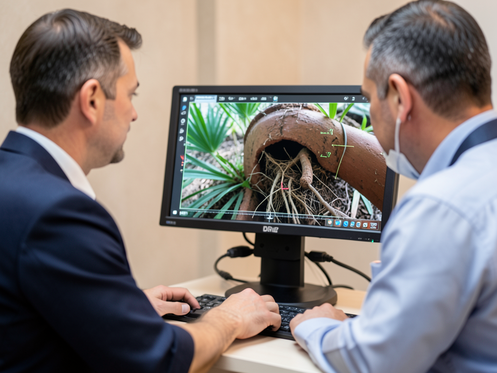 How palm tree roots specifically damage miracle mi