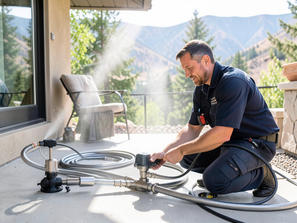 Plumbing Considerations for Installing a Professional Grade Misting System in Sun Valley